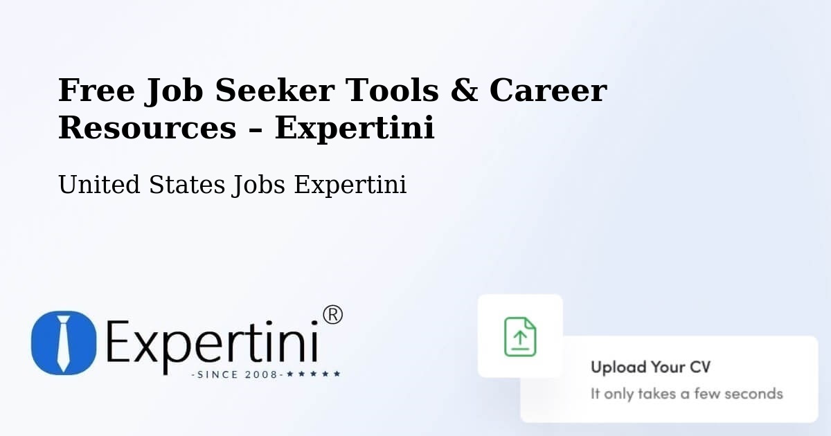 Free Job Seeker Tools & Career Resources – Moody - Moody, United States Jobs Expertini